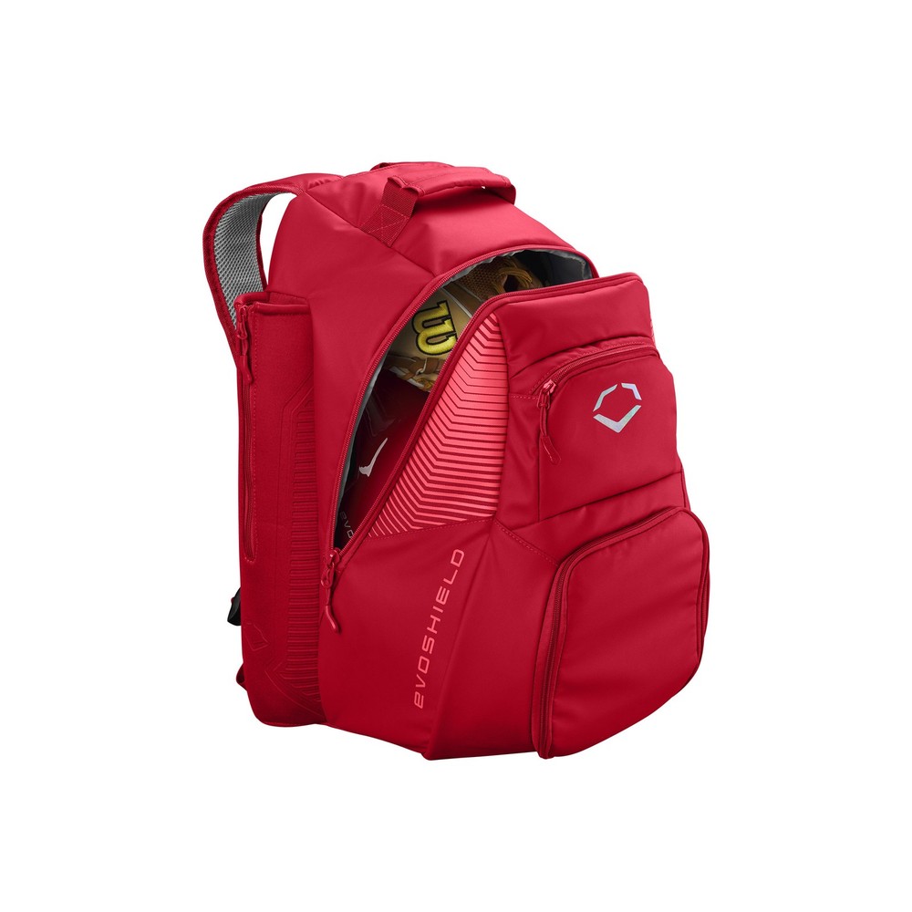 Evoshield Tone Set Baseball/Softball Backpack Bag - Scarlet