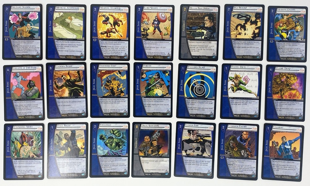 Upper Deck Vs System: Marvel Origins Near Complete Set 1st Edition (219/220)