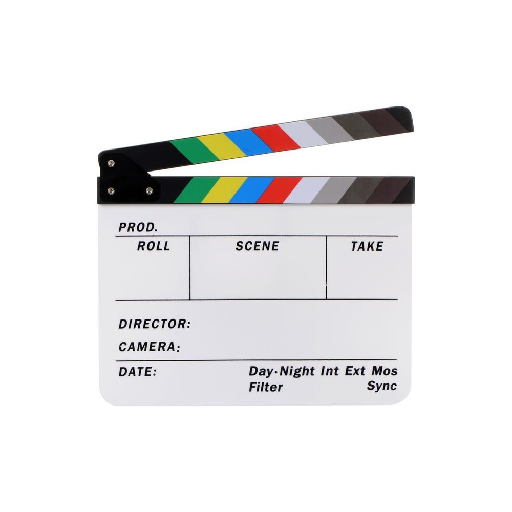DLC Film Clapper Slate #DL-V/CCB