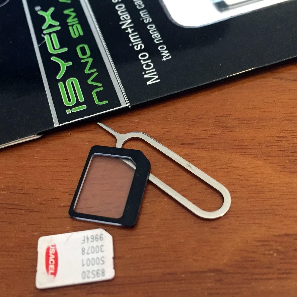 4-in-1 SIM Card Adapter Kit with Eject Tool for Nano Micro Standard Sizes