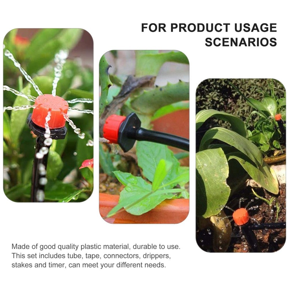 40 M Automatic Micro Drip Irrigation Kit Garden Watering System