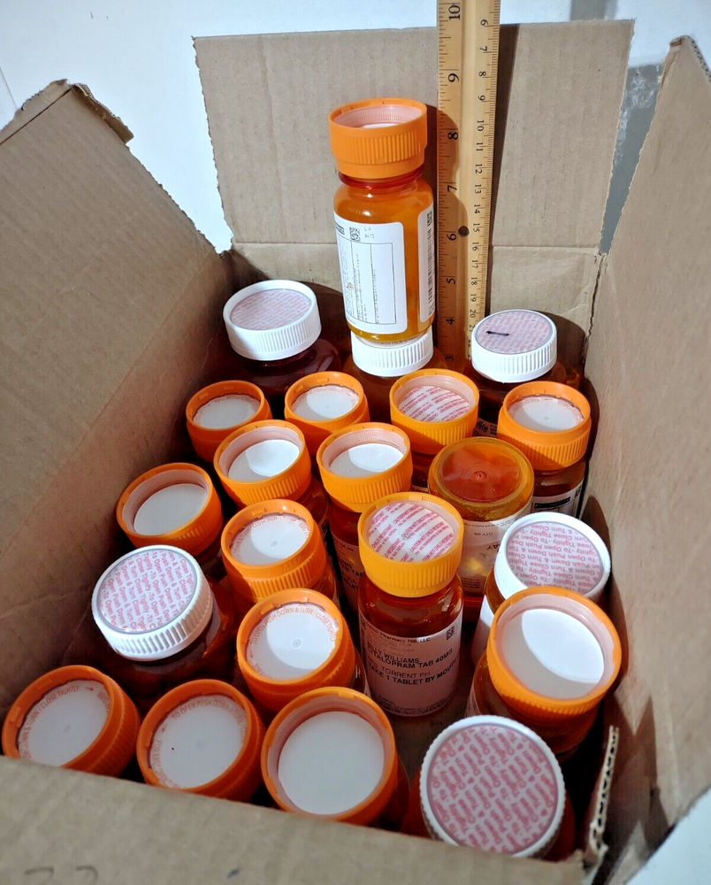 22 Pre-owned OptumRx Prescription Bottles