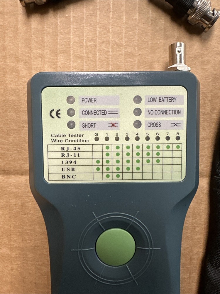 Punktal TCT-1620 Tester Lan Wiring Detection: for shielded & non-shielded cables