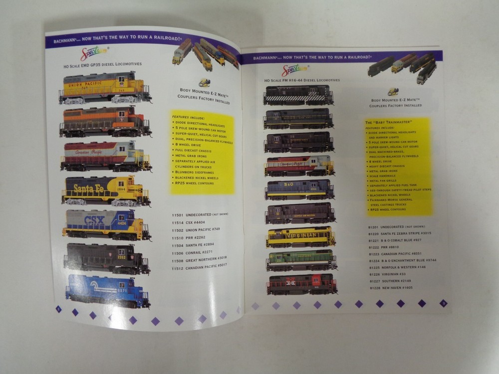 Bachmann Spectrum 1997-1998 Mini Catalog