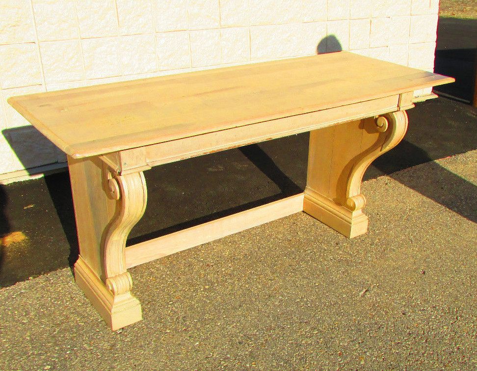 Unusual Antique Italian Credenza Buffet Sideboard