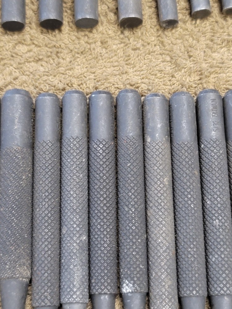 87 Titan Long Short Drift Hole Center Punch Set