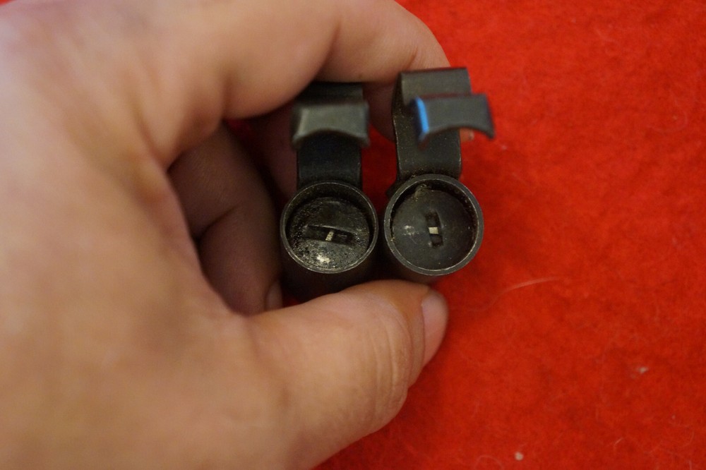 Two WWII Mauser 98 Muzzle covers
