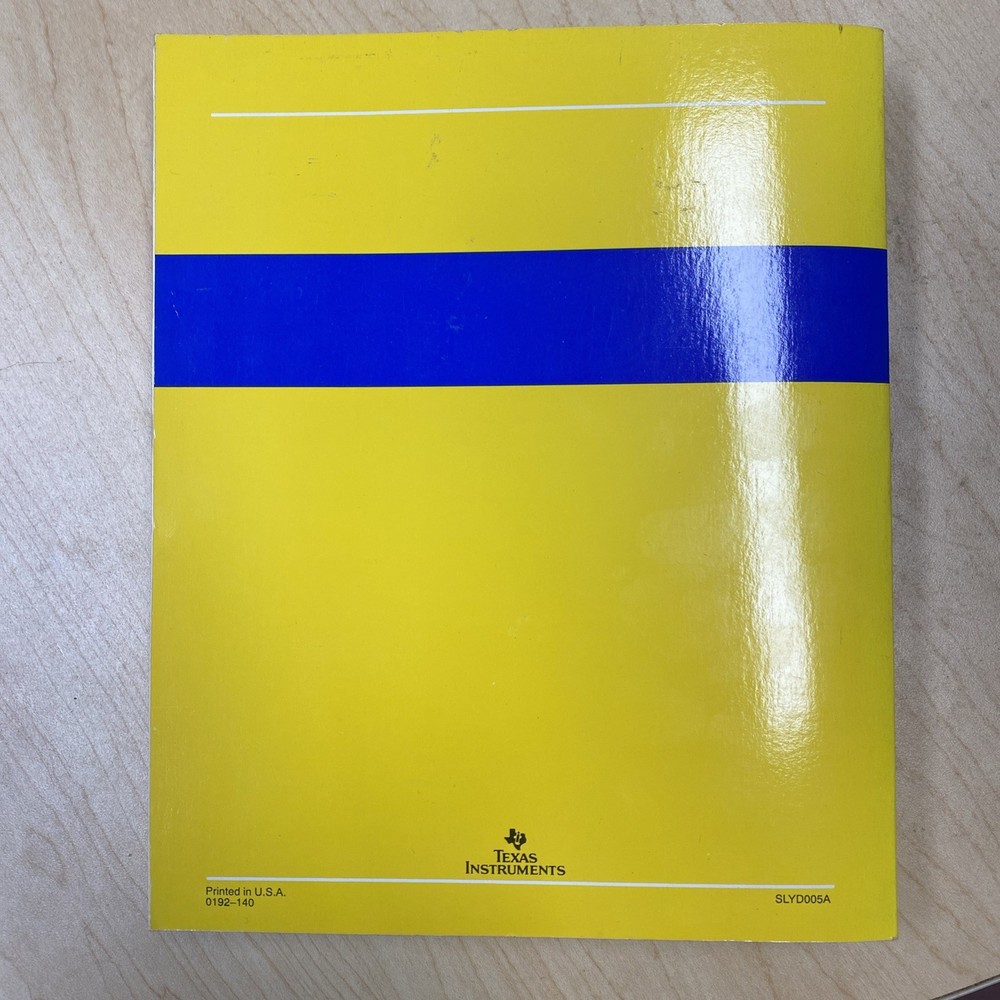 Texas Instruments Linear Circuits 1992 Data Book Volume 3. VGC.B81