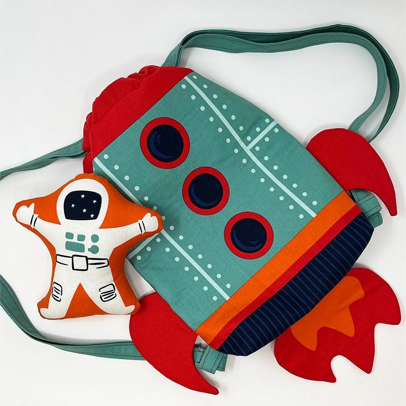 BLAST OFF by Stacy Iest Hsu for Moda BACKPACK PANEL