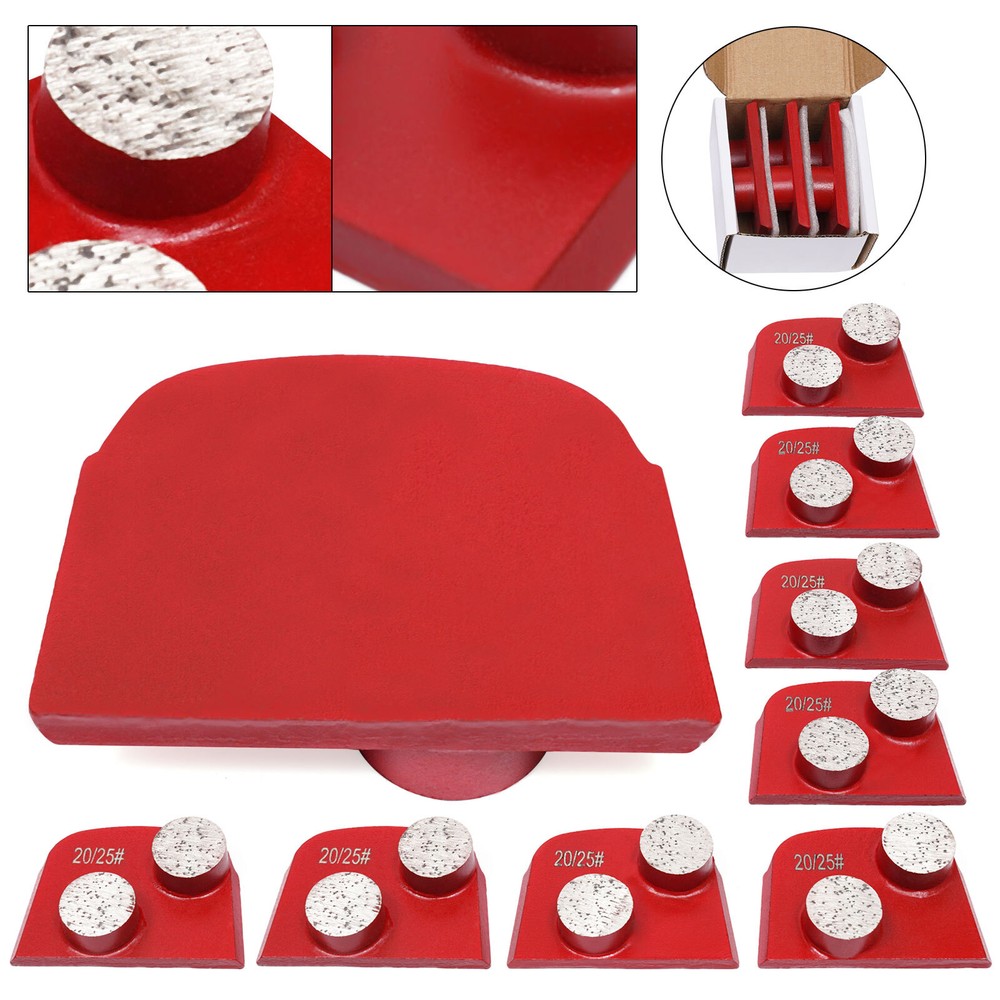 X9 Durable Medium Bond Diamond Segments 20/25 Grit Floor/Concrete Grinding Disc