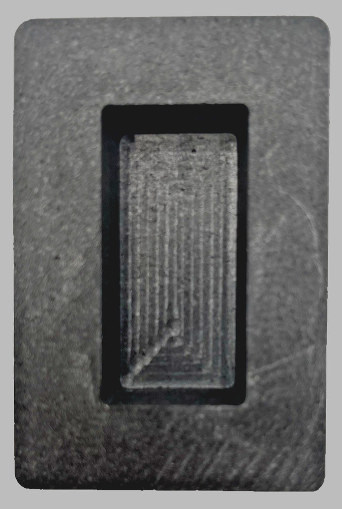 Graphite Ingot Mold for Casting 100 Gram Silver Bar