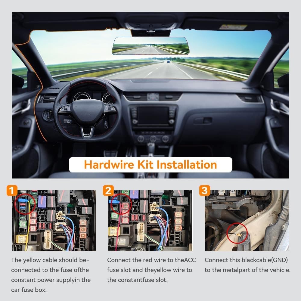 WOLFBOX USB C Hardwire Kit for...