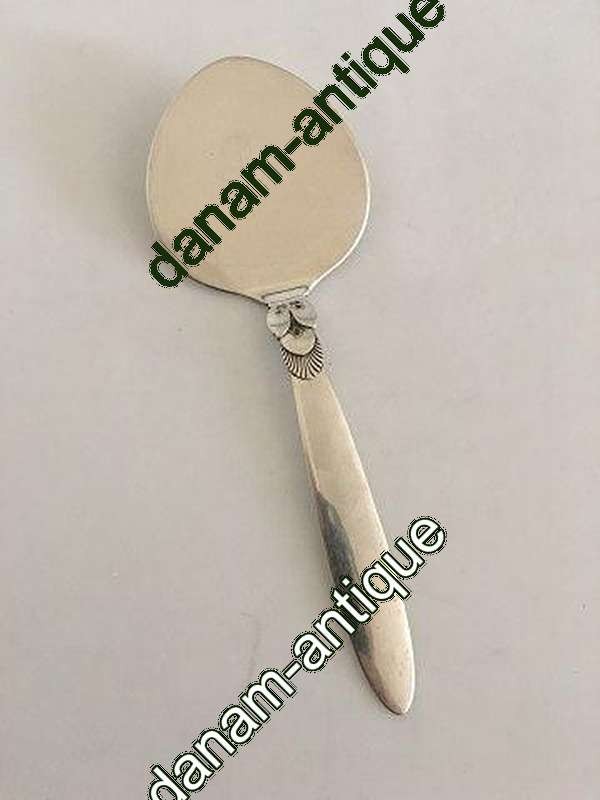 Georg Jensen Cactus Sterling Silver Canapé Server No 207
