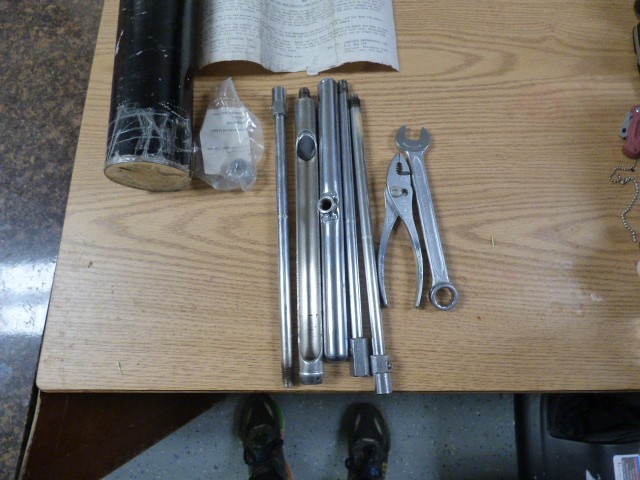 VINTAGE OAKFIELD SOIL SAMPLER KIT STAINLESS WITH CASE