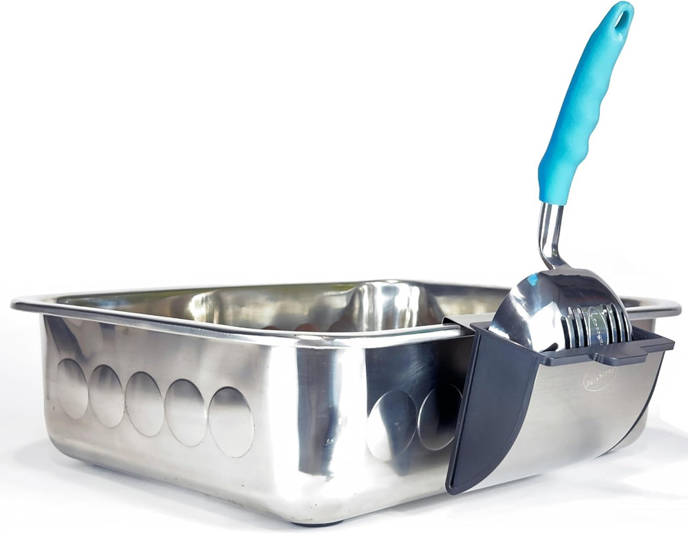 Cat Litter Scoop Caddy - Space-Saving, Wall-Mountable Litter Scoop Holder - Easy