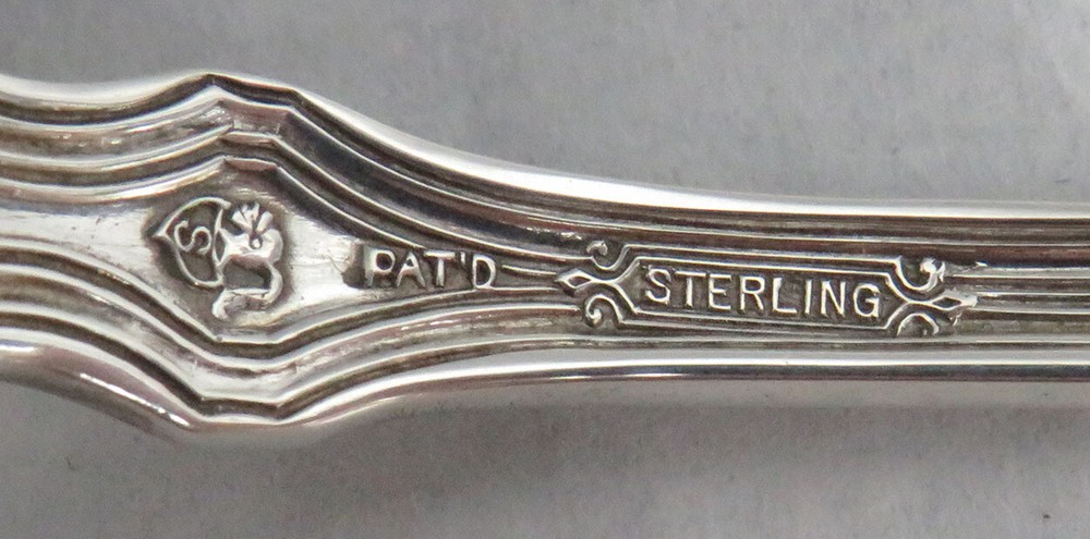 INTERNATIONAL DUCHESSE STERLING SILVER 8 1/2" LETTUCE FORK