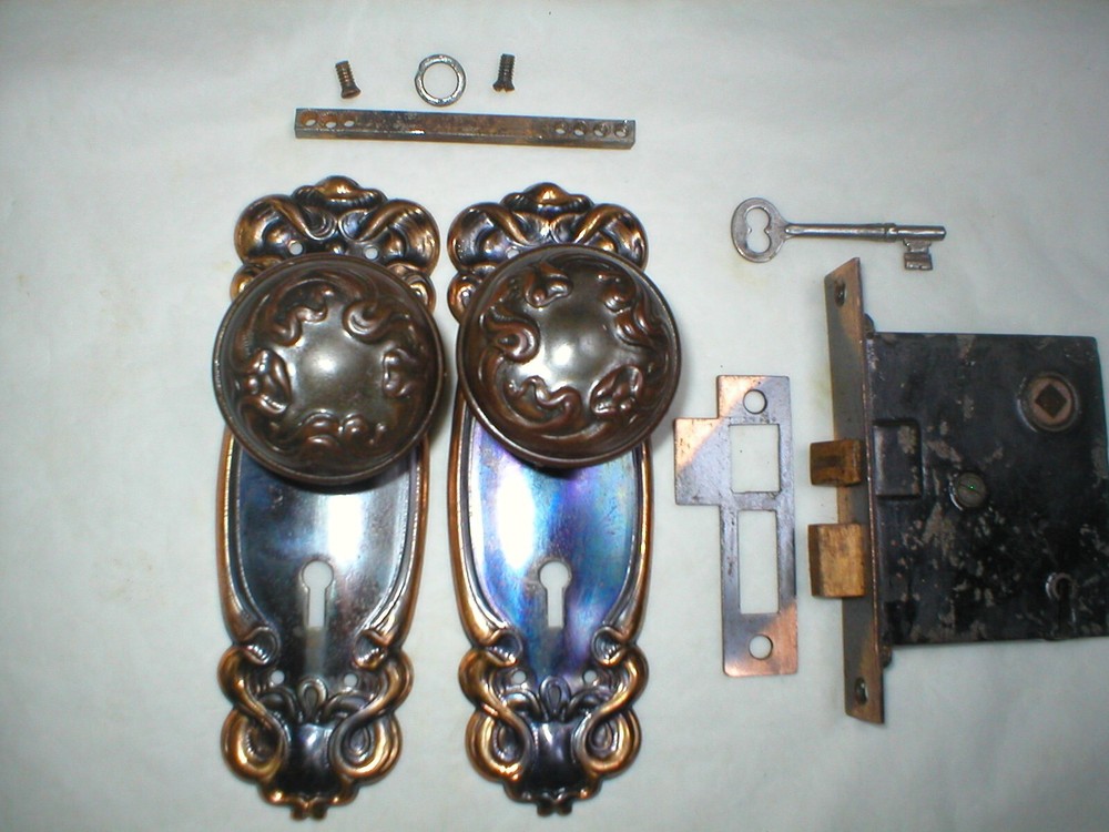 Antique Victorian Era Door Hardware