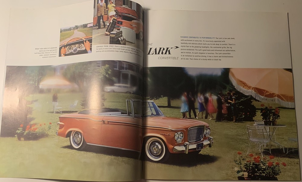 1961 STUDEBAKER LARK & HAWK 24-pg Brochure