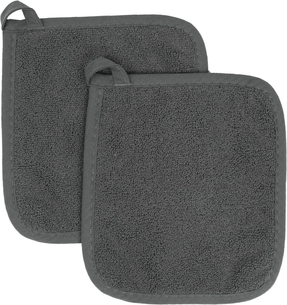 Ritz Royale Collection Pot Holder, Graphite, 2 Count