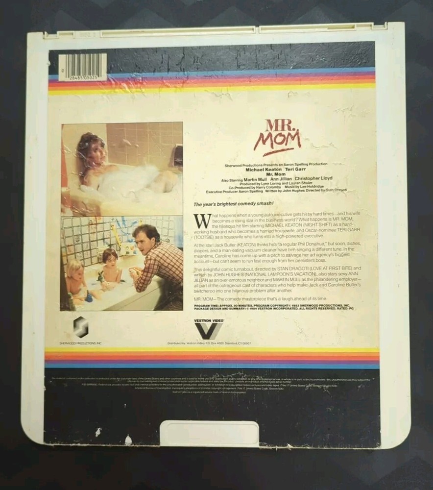 Mr. Mom CED VideoDisc Movie Michael Keaton