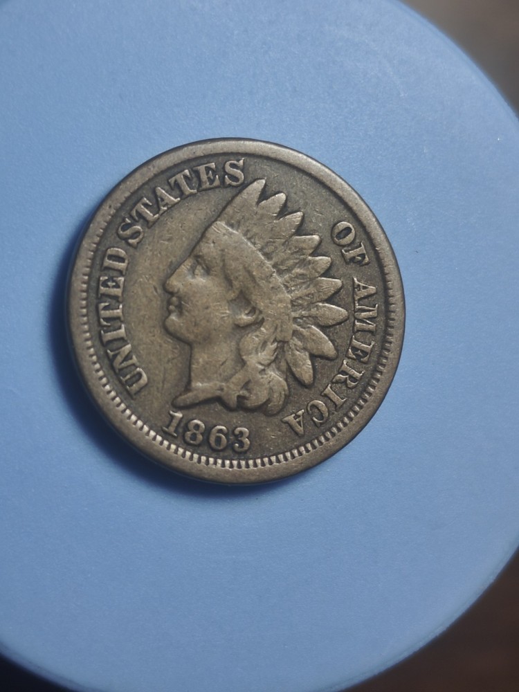 1863 Indian Head Cent #1128