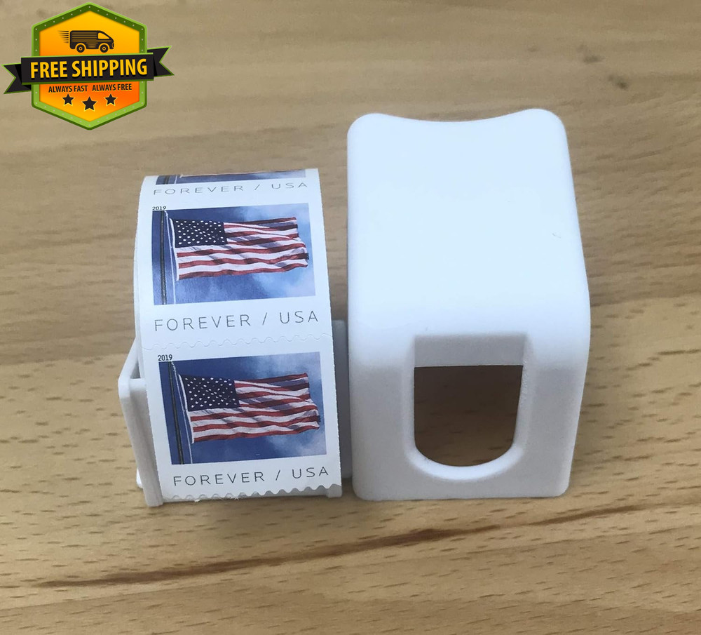 Stamp Roll Dispenser Holder Desktop Postal Organizer