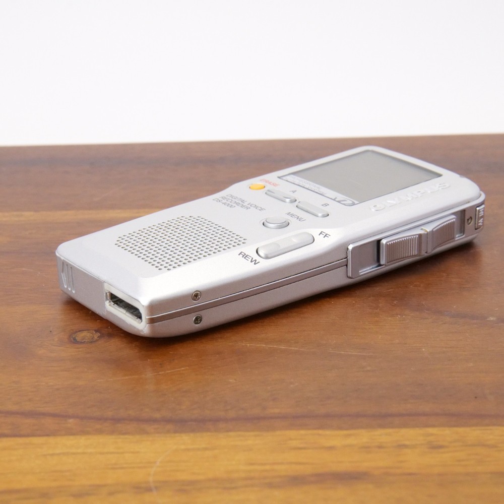 Olympus DS-4000 Digital Voice Recorder Silver Working