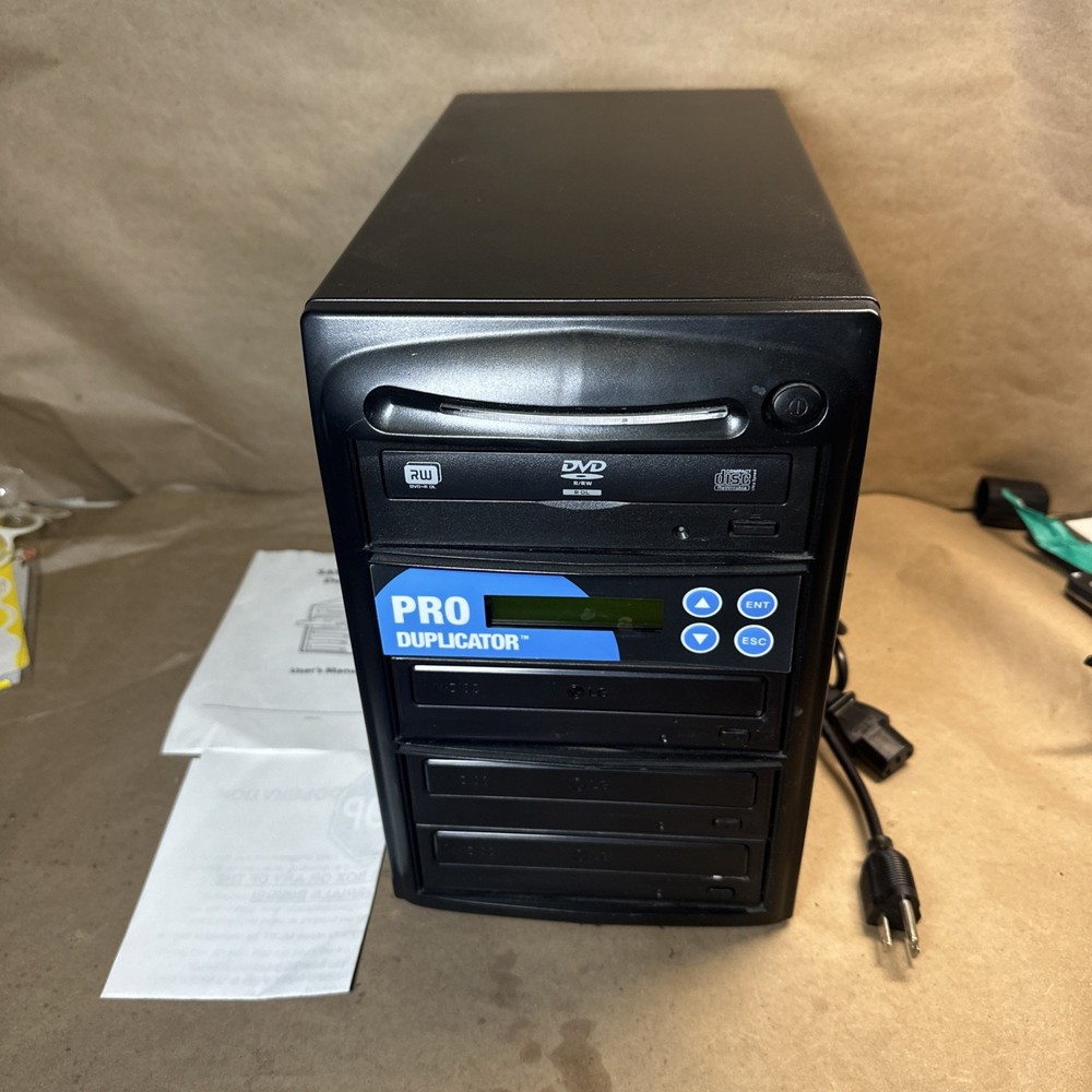 LG PRO Duplicator 1-3 Burner 24X SATA CD DVD Duplicator Duplication Tower