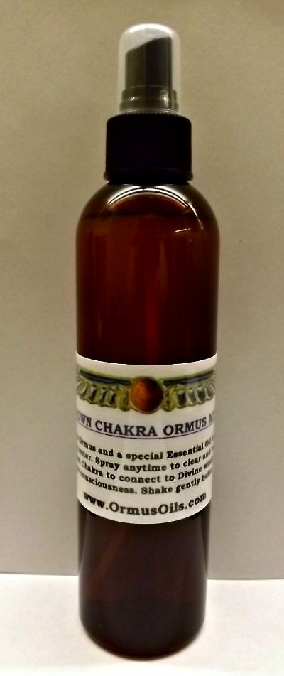 Crown Chakra Ormus Mist - 2 oz, Ormus Aromatherapy Aura Spray, Enlightenment