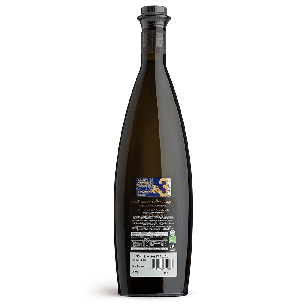 Moroccan Organic Extra Virgin Olive Oil Polyphenol Rich Cold Pressed
