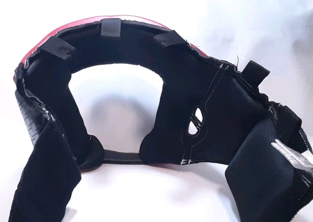Century Brave Open-Faced Headgear Advanced Foam Core, (Red) Size S/M