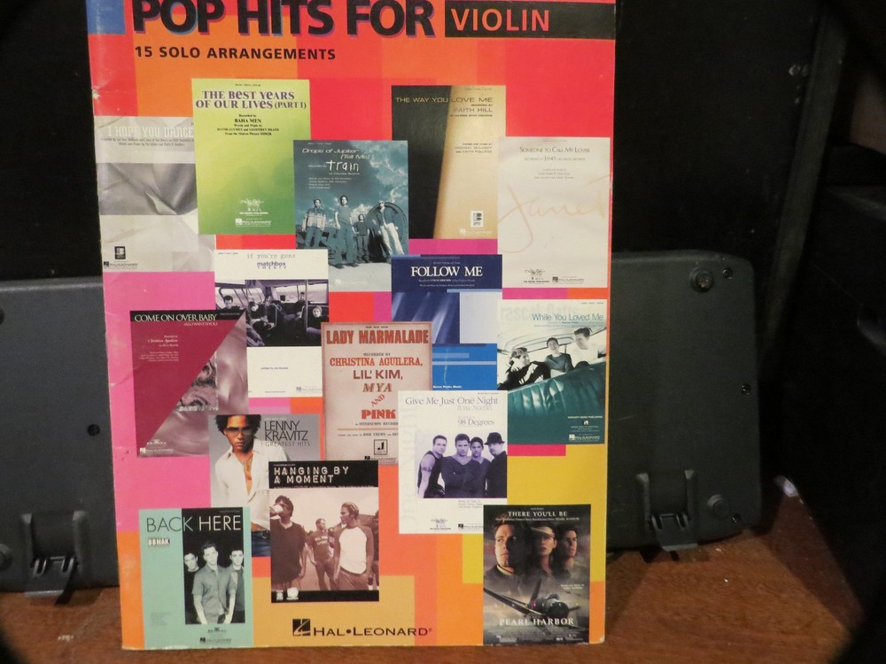 POP HITS for VIOLIN   NOS   20 pages