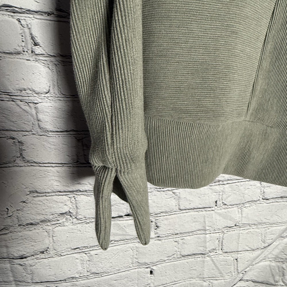Thread & Supply Recreation ‘Kristine’ 1/2 Zip Pullover, Heather, Ribbed, MEDIUM
