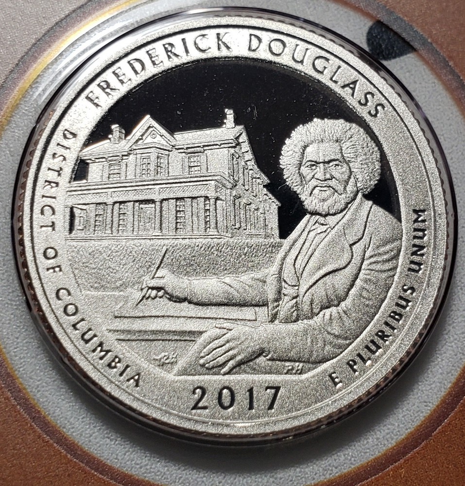 2017-S Frederick Douglas Clad Commemorative Quarter