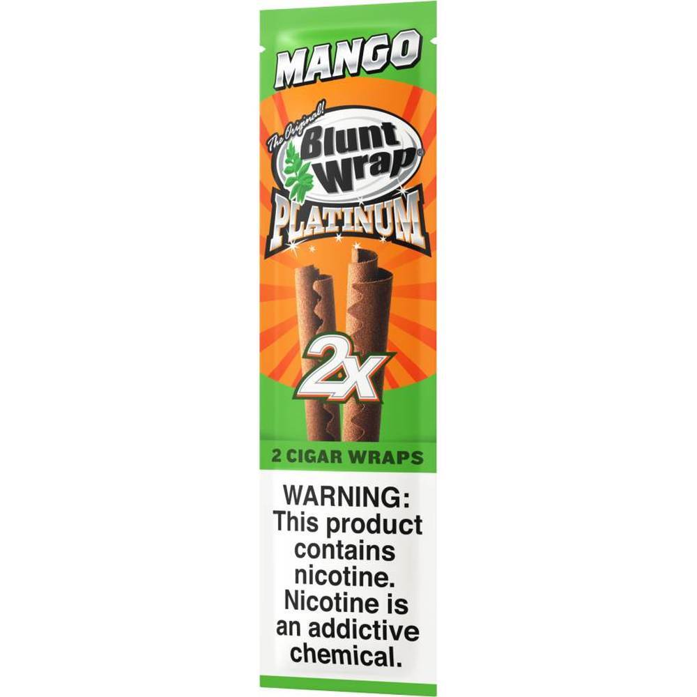 Double Platinum Wraps - Mango Wraps - 25 Pouches (2 Per Pack)