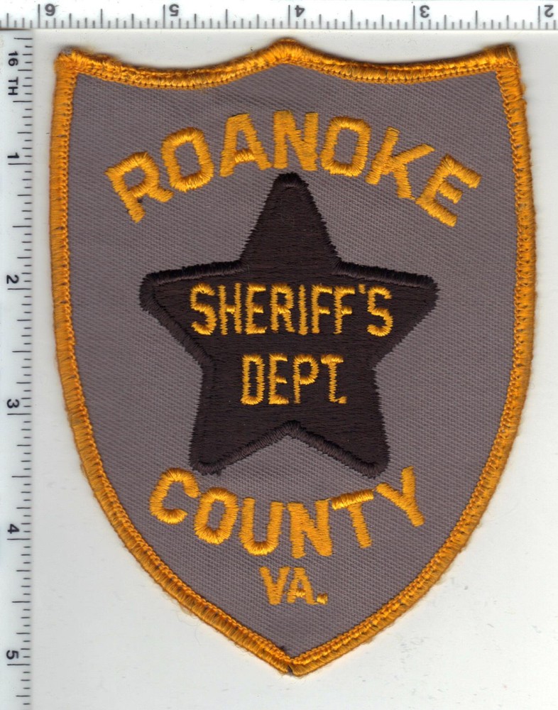 Roanoke County Sheriff's Dept. (Virginia) 3rd Issue Uniform Take-Off Patch