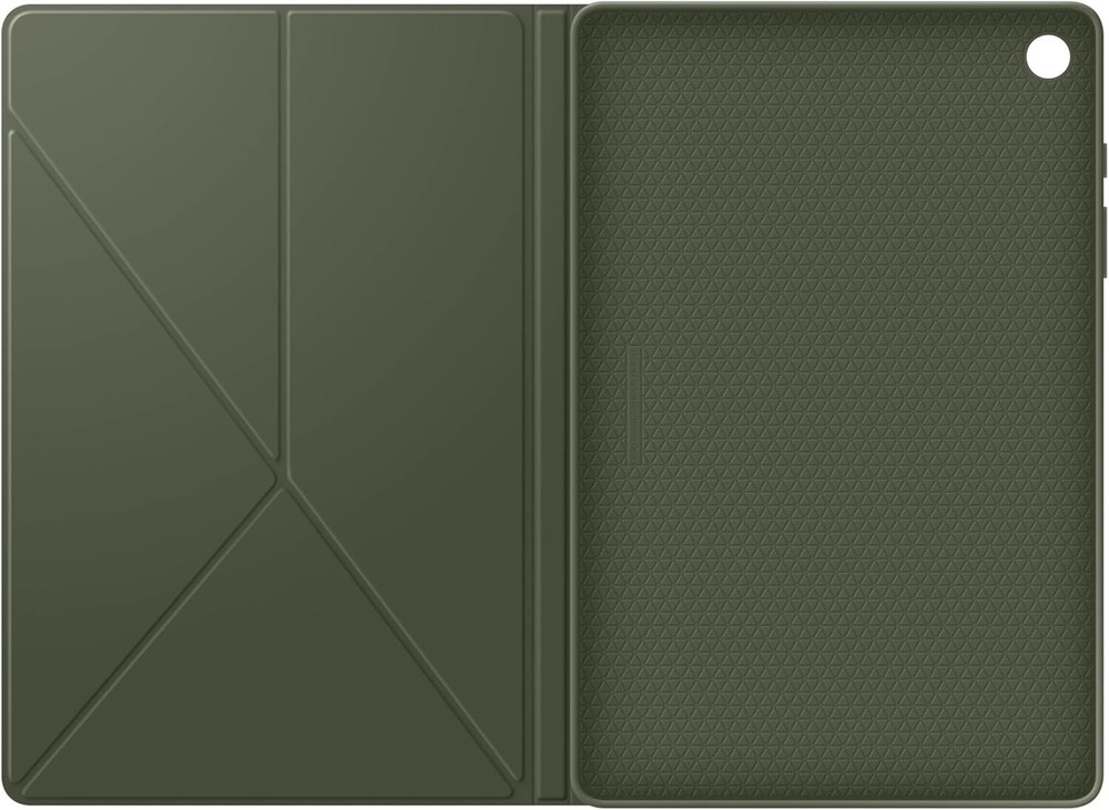 SAMSUNG Galaxy Tab A9+ Book Cover, Tablet Protector Case - Black + Khaki