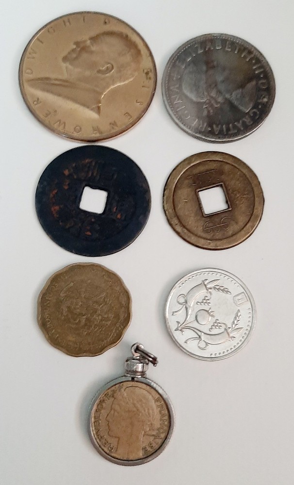mixed foreign coin lot