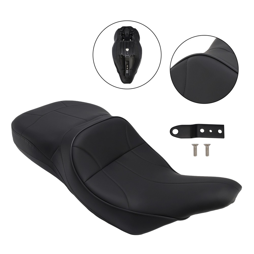 Replace Front Rear Driver Passenger Seat Smooth For Touring Road King 1997-2007