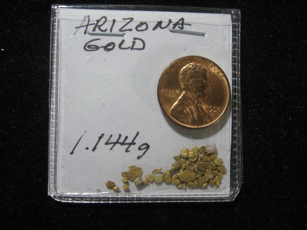 ARIZONA GOLD 1.144  GRAMS MULTIPLE NUGGETS