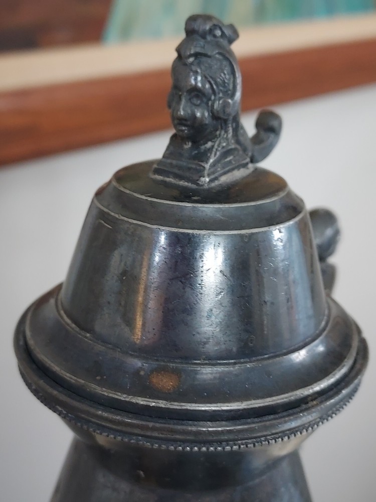 Antique Victorian Quad Plated 1865 Syrup Pitcher