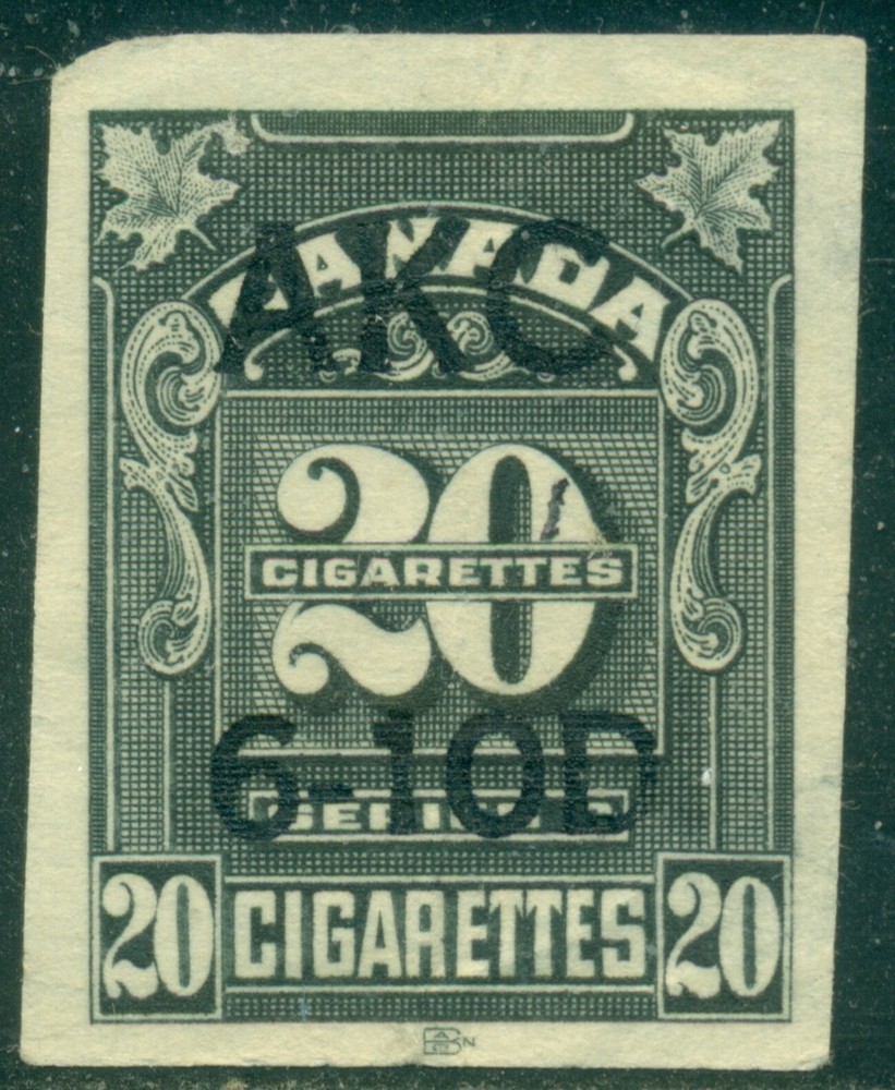 CANADA 20-PACK CIGARETTE STAMP, GREAT PRICE!