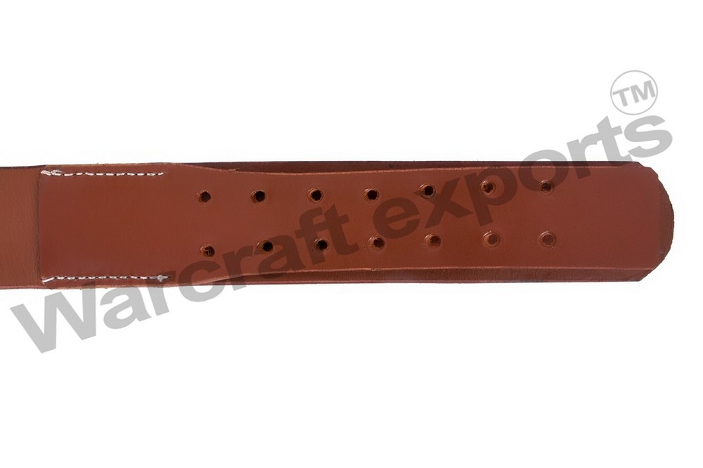 British Army Black Heer Leather Belt - 150cm