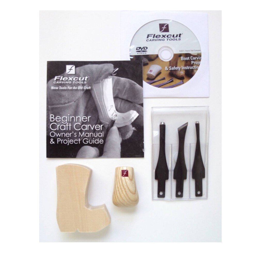 FLEXCUT Beginner 3-Blade Craft Carver Set (SK110)