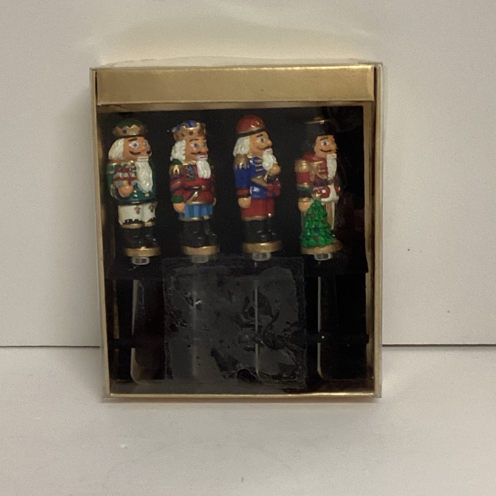 4 Christopher Radko Nutcracker Pate Knives Spreaders Home For The Holidays