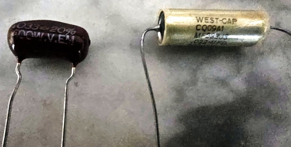 Four guitar Tone Caps .02uf/.033 Capacitors