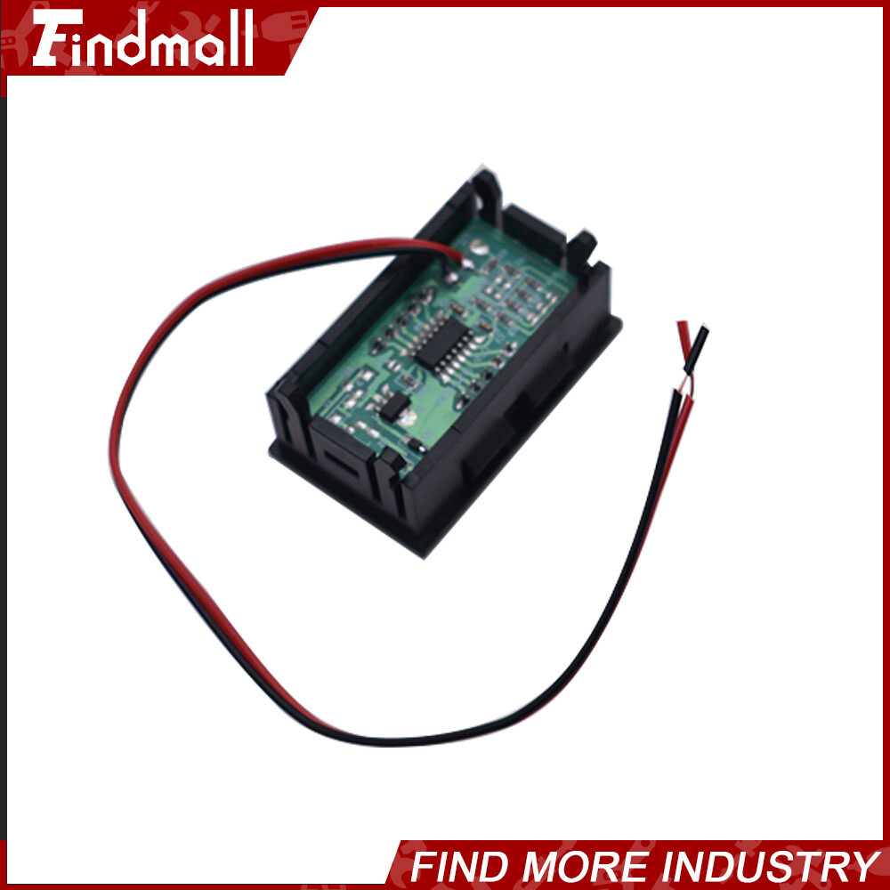 3× DC 4.5-30V Blue LED 3Digital Display Voltage Meter Voltmeter Panel Motorcycle