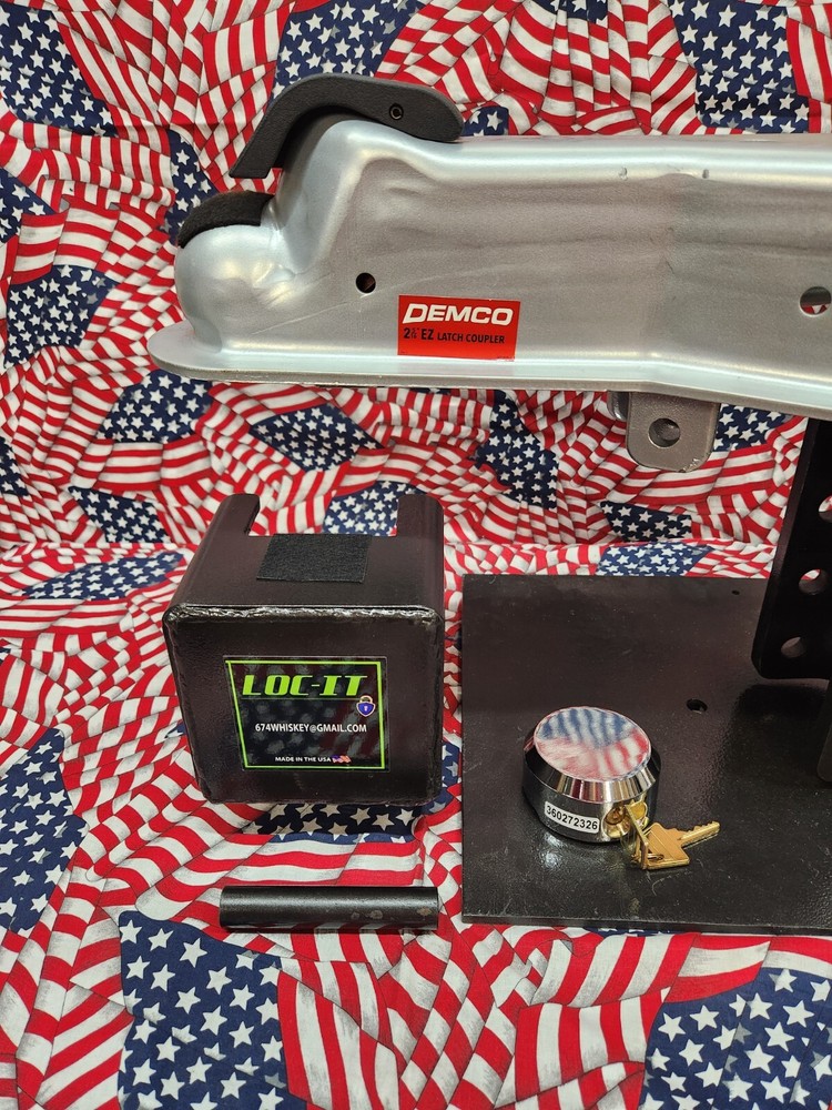 DEMCO STYLE  EZ-LATCH COUPLER LOCK, FITS 2 5/16 " STAMPED METAL COUPLERS ONLY