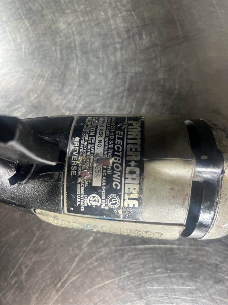 Porter Cable corded 3/8" Drill 1000 RPM Model 621