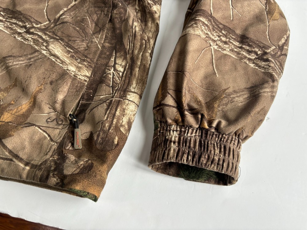Realtree Xtra Camo Scent Control Hunting Jacket Men Large Hooded Lined